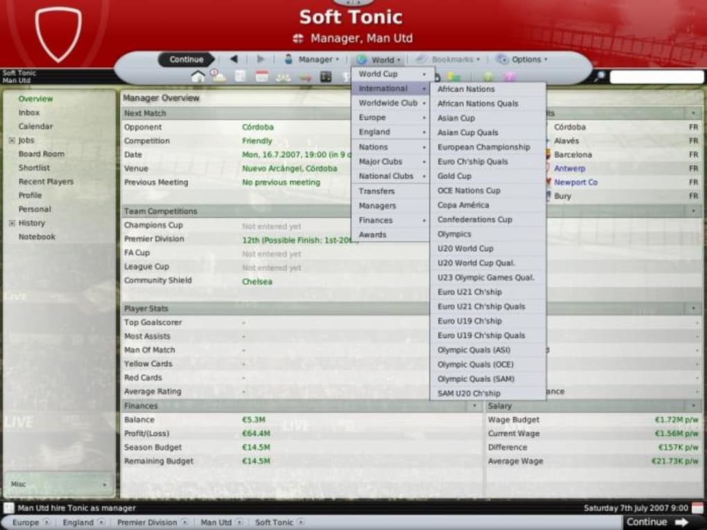 Football manager 2008 download full game mac